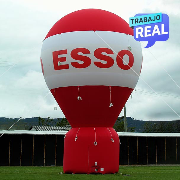 globos inflables publicitarios bogota Esso Medellín
