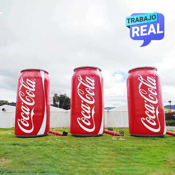 latas publicitarias en bogota Coca Cola Medellín