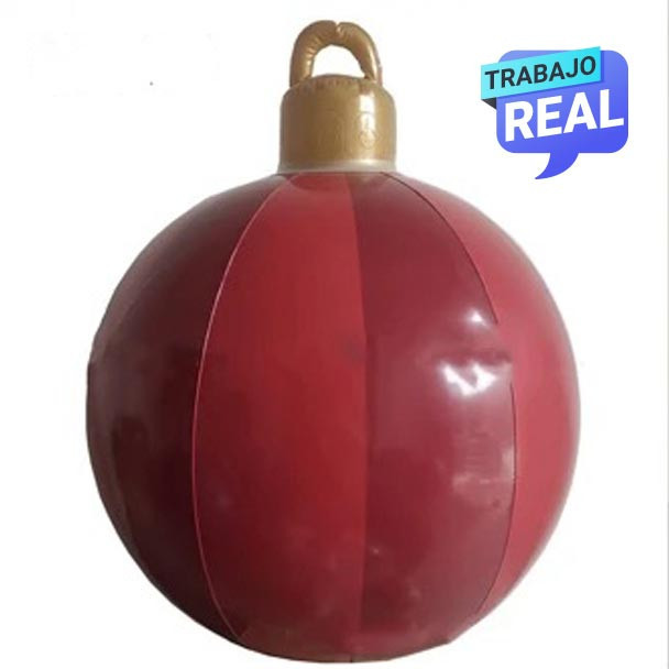 Bolas inflables para decoración navideña de 60 cm