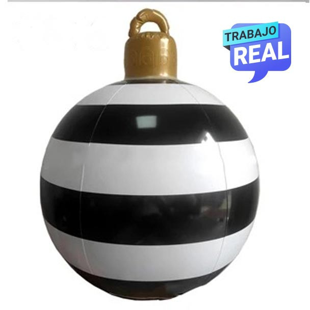Bolas inflables para decoración navideña de 60 cm