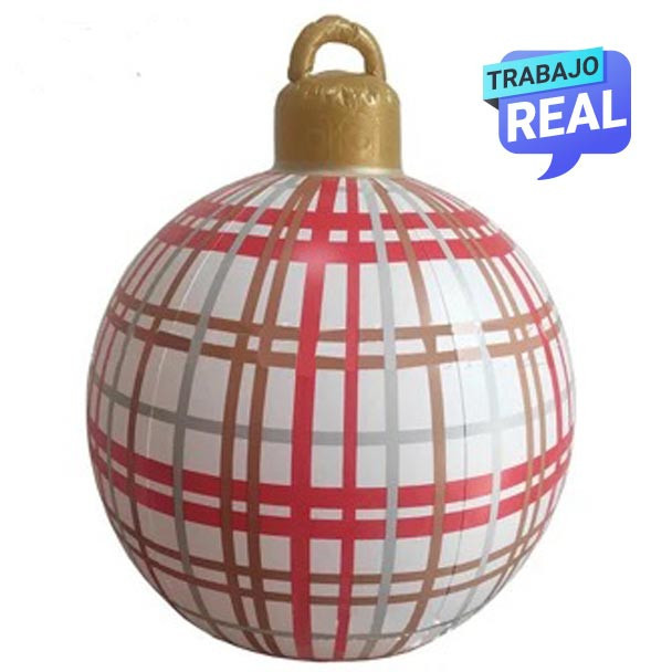 Bolas inflables para decoración navideña de 60 cm