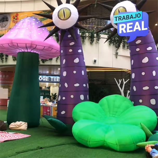 Hongos individuales para decoración