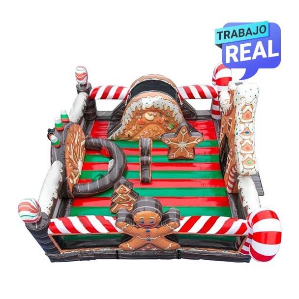Play Ground Navideño Casa de Jengibre 8 X 7. metros