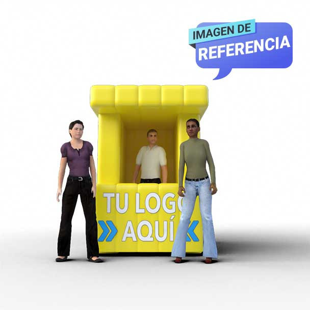 inflable stand Amarillo Referencia