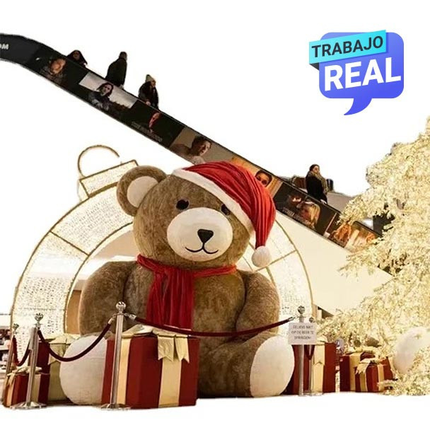 Peluche inflable para navidad