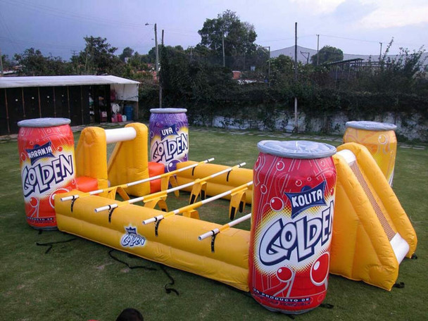 Futbolín Humano Inflable para eventos