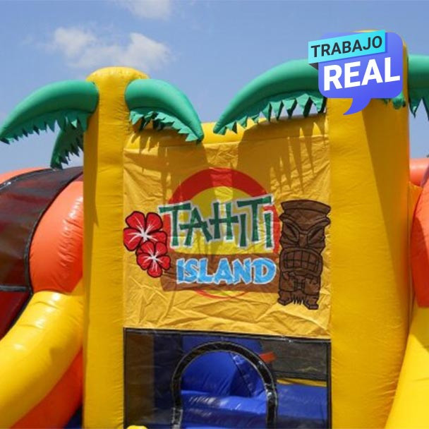Deslizador inflable Tahiti 5 X 5 X 3 metros.
