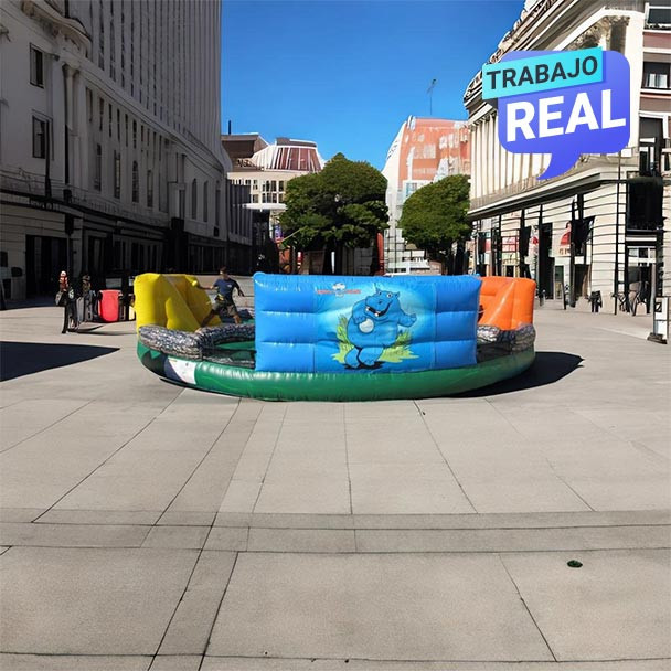 Inflable Interactivo Comercial - Hungry Hippo Adulto