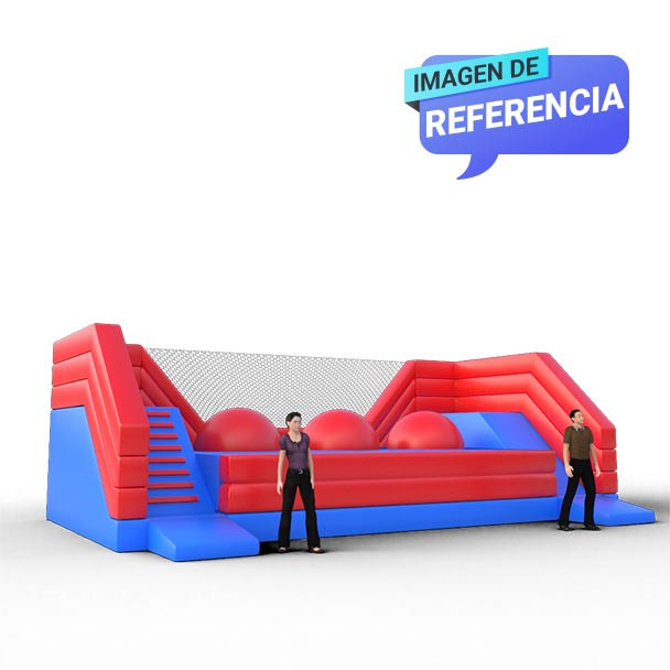 Inflable de 3 esferas coloridas para actividades al aire libre