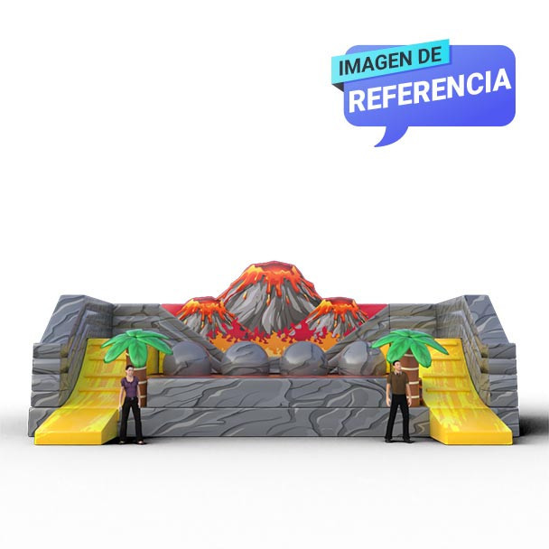 Lava Flow 4 Esferas inflable interactivo