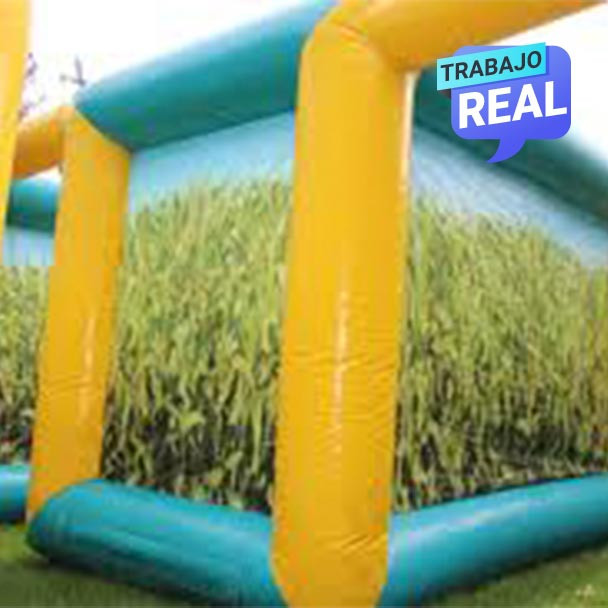laberinto inflable comercia