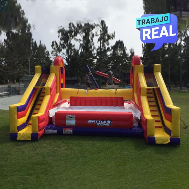 Inflable Zona de Batalla para Eventos en el exterior