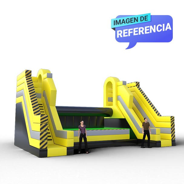 Zona de Batalla Tóxica Inflable para Eventos