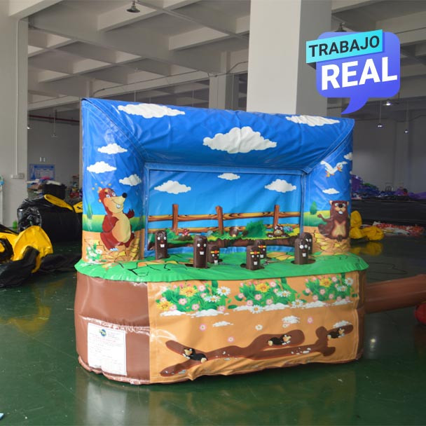 Juguete inflable Whack a Wall para uso comercial