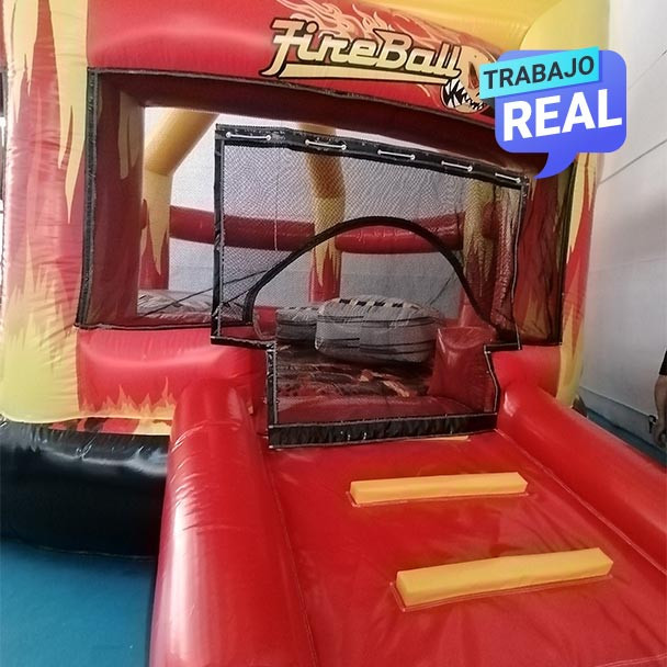 Bola de Fuego 2 inflable para uso al aire libre
