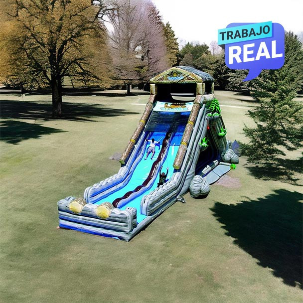 Deslizador inflable robusto de troncos