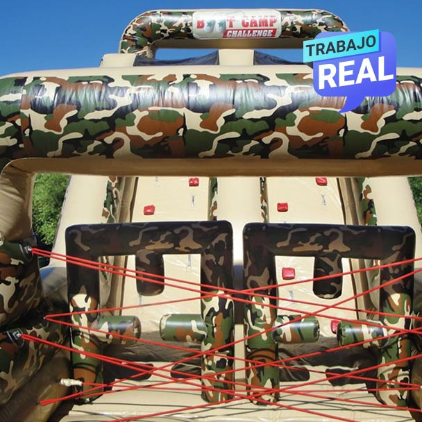 Campo de Entrenamiento Extremo Inflable para actividades comerciales