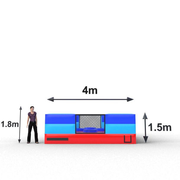 Inflable comercial Rugged Warrior para uso comercial