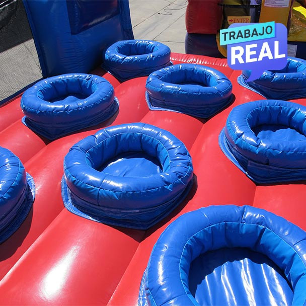 Inflable comercial Rugged Warrior para competencias