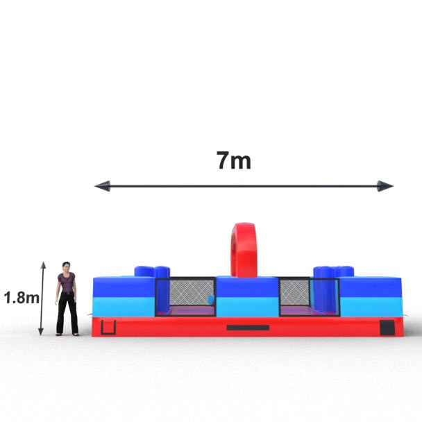 Espacio inflable Sección Barredora para eventos