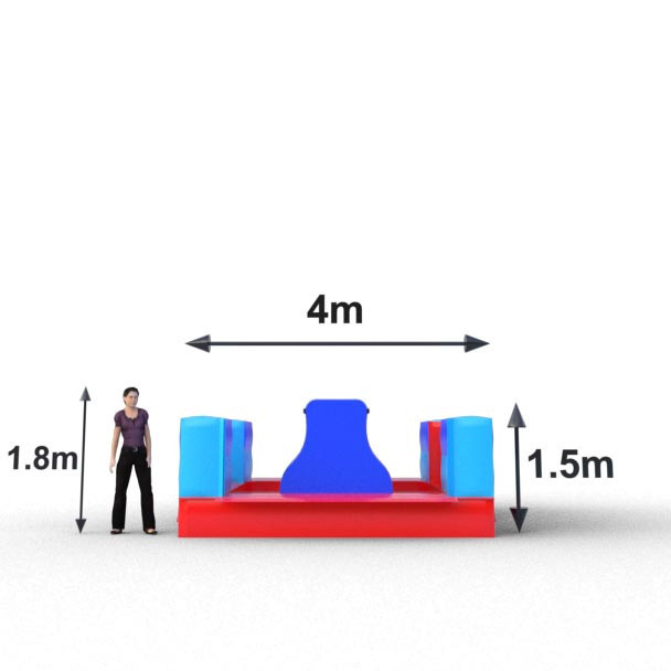 Inflables para eventos con Sección Barricada