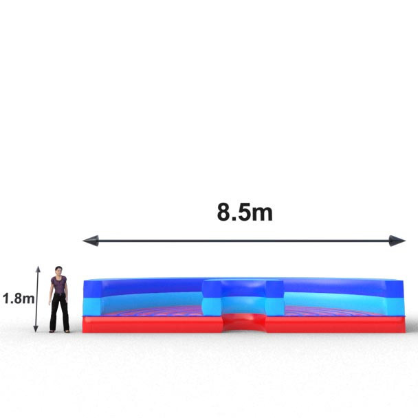 Sección Retorno 180° inflable para uso lúdico