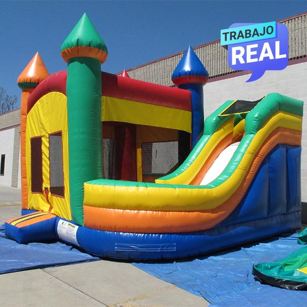 Inflable Castle Combo Twist para eventos infantiles