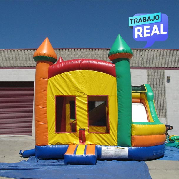 Estructura inflable Castle Combo Twist resistente