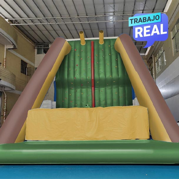 Escalador inflable libre, seguro y divertido