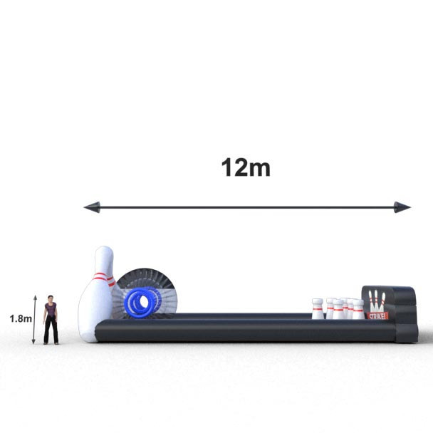 Bowling humano inflable para eventos