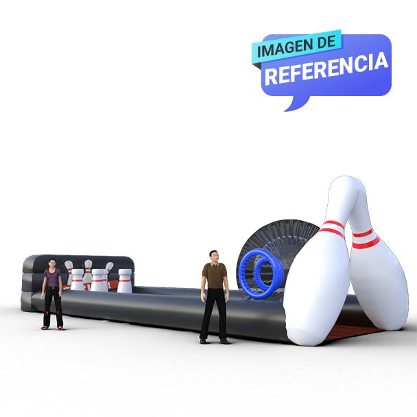 Inflable Bowling humano para eventos