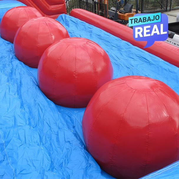 Inflable en forma de esfera para eventos