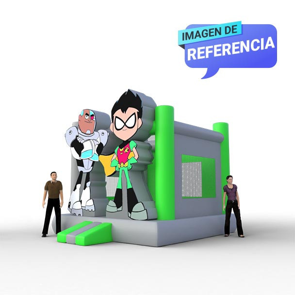 Saltarín Colchón Frontal Teens Titans Go