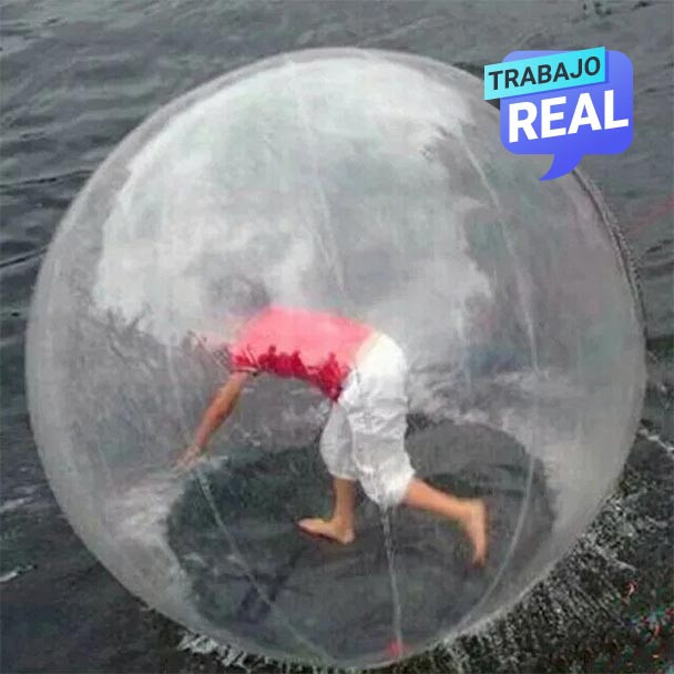 Estructura inflable transparente para promociones