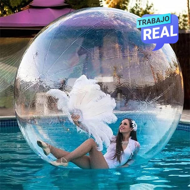 Burbuja inflable personalizada para marca