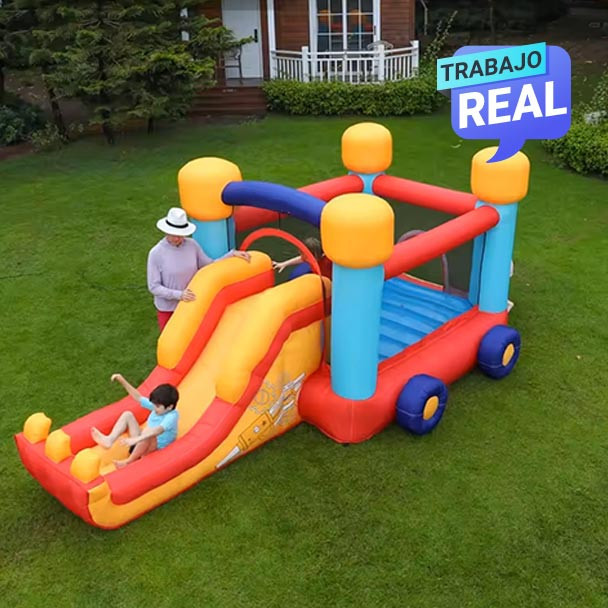 Saltarín Inflable Caterpilla para eventos infantiles