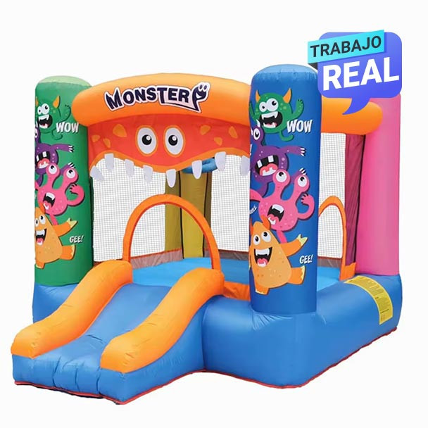 Saltarín inflable Monster Sea uso esterior e interior