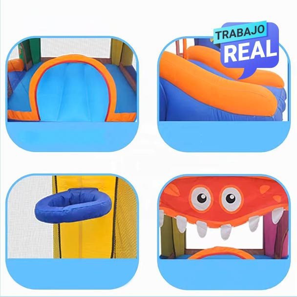 Saltarín inflable Monster Sea para niños