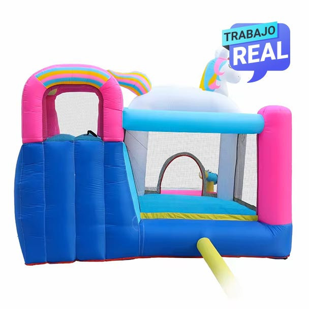 Combo Unicorn inflable para exteriores