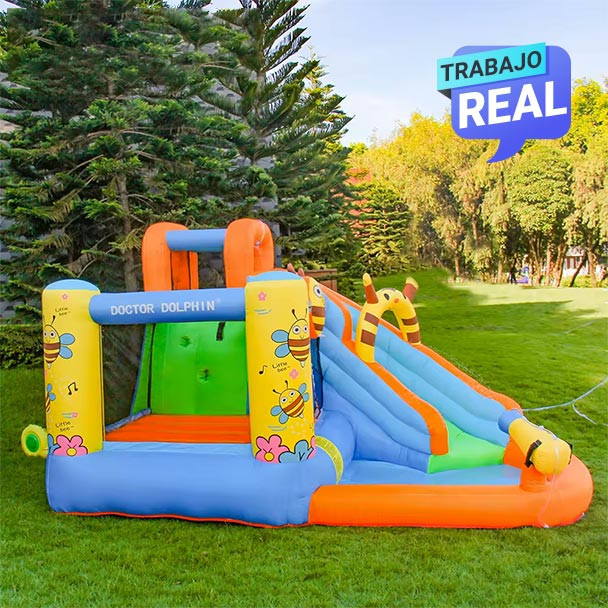 Combo Bee inflable para interiores y exteriores