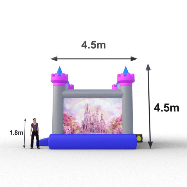 Saltarín Inflable Princesas  4 - 4.5 metros.