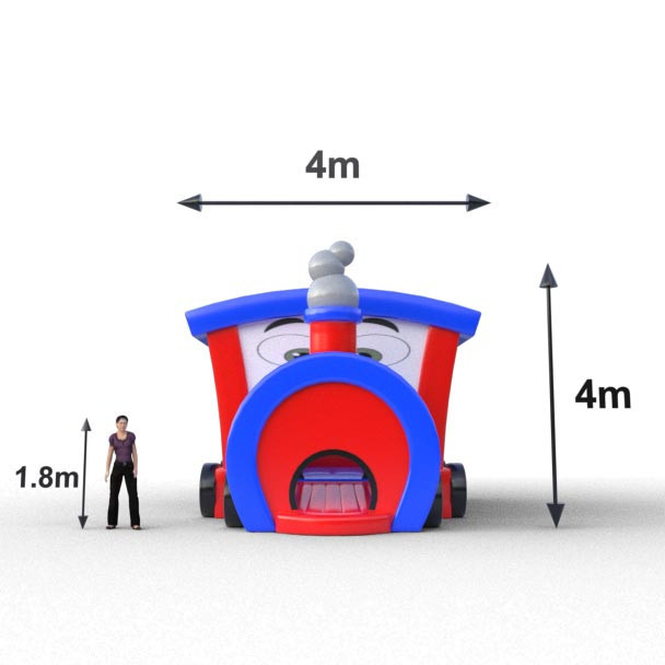Locomotoras inflables para fiestas