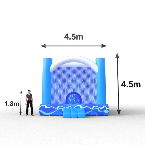 Diversión inflable surfista al aire libre asegurada