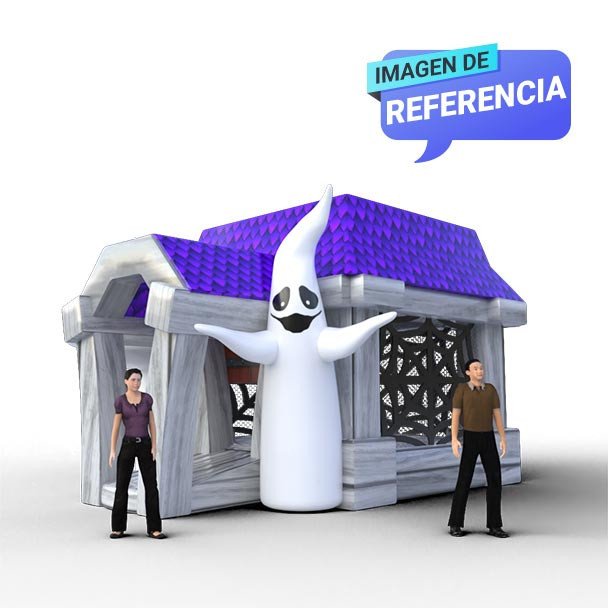 Castillo Embrujado inflable para eventos