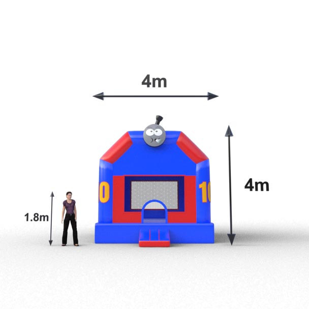 Estación de tren saltarín para eventos infantiles