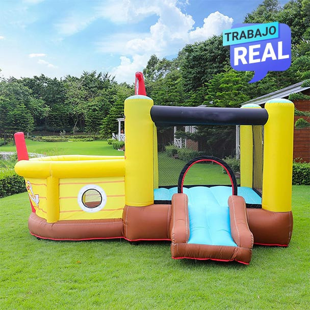 Estructura inflable de alta resistencia combo pirata