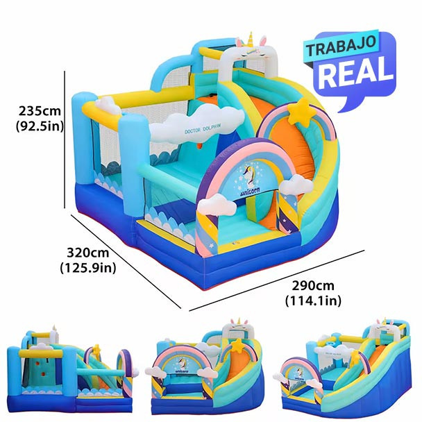 Combo in the Sky inflable para eventos familiares