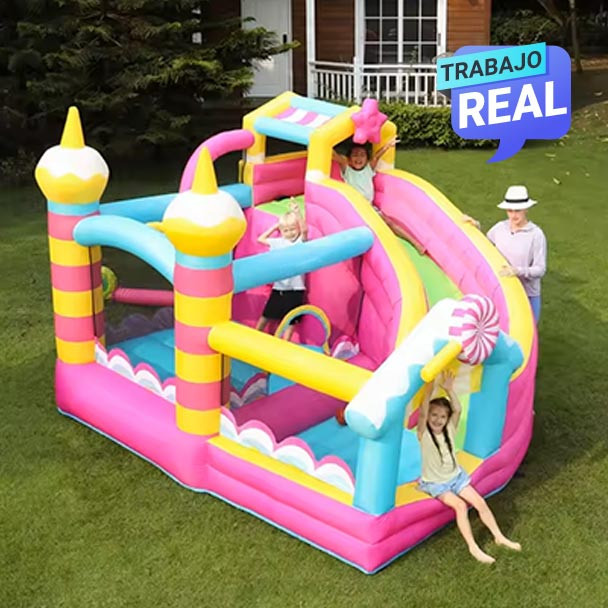 Inflable Combo Candy para interiores y exteriores