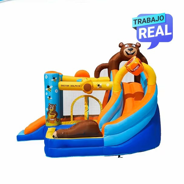 Combo Honey Bear inflable para interior y exterior