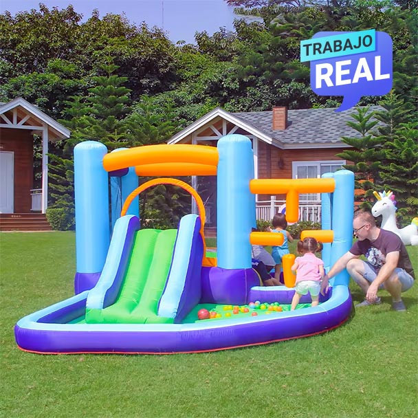 Combo inflable de alta resistencia para niños